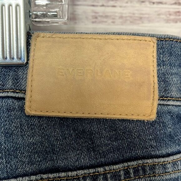 Everlane The Cheeky Jean Crop Ankle Women’s 35 Waist Raw Hem Curvy - Picture 4 of 10